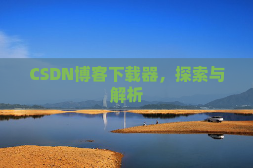 CSDN博客下载器，探索与解析